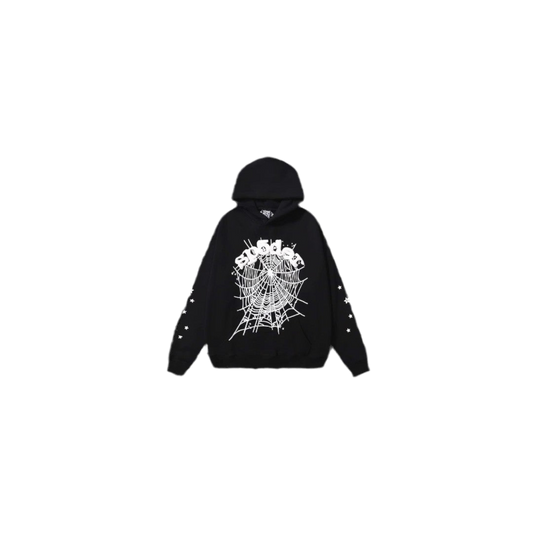 Sp5der OG Web Hoodie BLACK