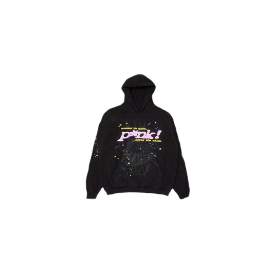 Sp5der Young Thug Black Punk Hoodie